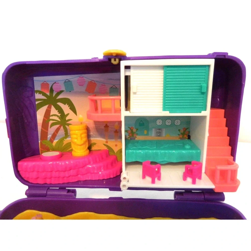 Polly Pocket Hidden Places Beach Vibes Backpack + Picnic + Sweet  + Aquarium